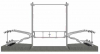 Höj- och sänkbar grind - LV2 2,4 - 3,4 m